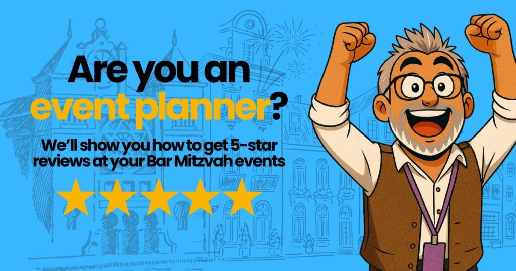 Event planners for Bar Mitzvahs need a CRM consultant to manage their chaos.
